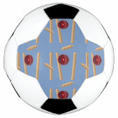 クリケットを浴びせた サッカーボール (正面)