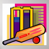 クリケットアートポスター ポスター (正面)