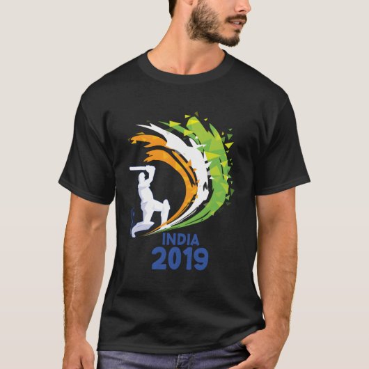 クリケットインド2019 Tシャツ (正面)