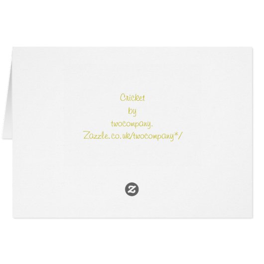 クリケットカード (裏面横)