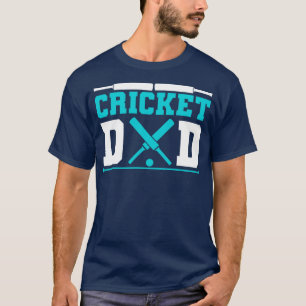 クリケットクールスポーツ愛好家のためのクリケットパパ Tシャツ