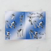 クリケットザゲーム，誕生日 カード (内部)