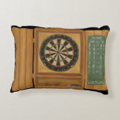 クリケットスコア付きダーツボード アクセントクッション (裏面)