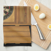 クリケットスコア付きダーツボード キッチンタオル (四つ折り)