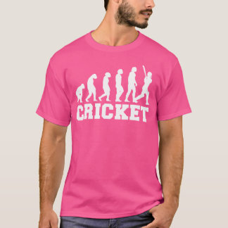 クリケットスポーツ少年クリケット選手 Tシャツ