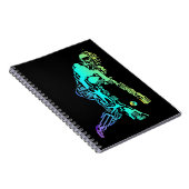 クリケットスポーツ要素クリケットプレイヤー ノートブック (右側)