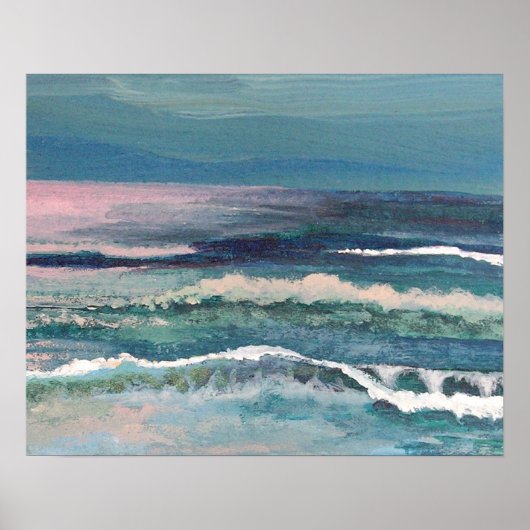 クリケットダイアンビーチアートポスター – クリケットの海 ポスター (正面)
