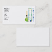 クリケットティーとギフト – パーソナライズ 名刺 (正面/裏面)