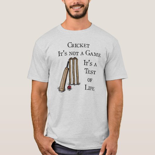 クリケットテスト、クリケットTシャツ Tシャツ (正面)