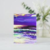 「クリケットナイトシー」クリケットダイアン海アート ポストカード (スタンド正面)