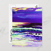 「クリケットナイトシー」クリケットダイアン海アート ポストカード (正面/裏面)