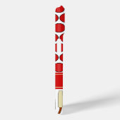 クリケットパターン(の模様が)ある名前をカスタムする Case-Mate iPhoneケース (裏面 / 右)