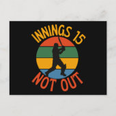 クリケットファン15歳誕生日ノーアウト ポストカード (正面)