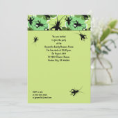 クリケットフローラルパターンファミリーピクニック 招待状 (スタンド正面)