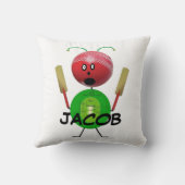 クリケットプレイヤーアニメ クッション (裏面)