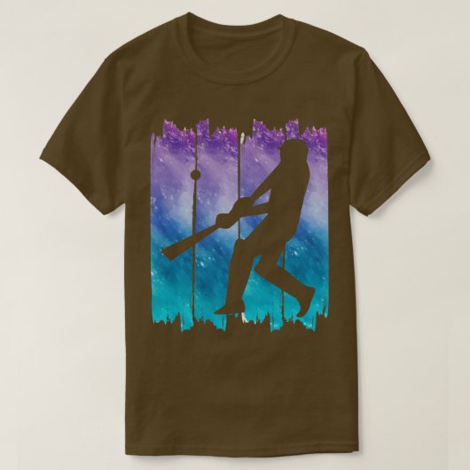 クリケットプレイヤークリケット Tシャツ (デザイン正面)