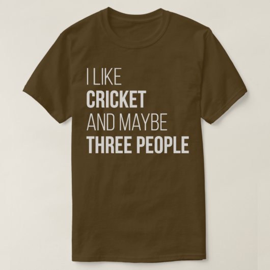 クリケットプレイヤー18 Tシャツ (デザイン正面)