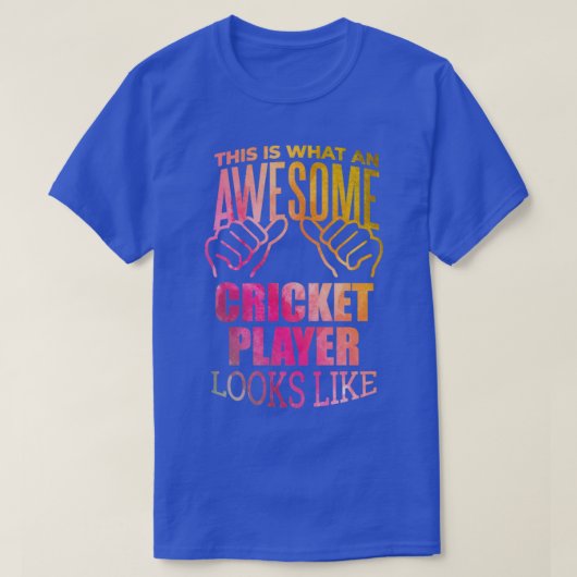 クリケットプレイヤー24 Tシャツ (デザイン正面)