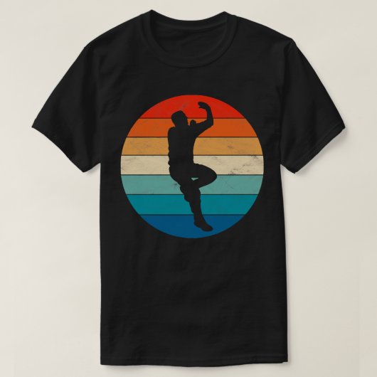 クリケットプレイヤー Tシャツ (デザイン正面)