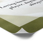 クリケットプレーヤーの生涯を祝う写真葬儀 ポスター (角)