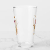 クリケットボールとウィケット タンブラーグラス (左)