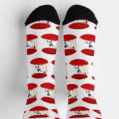 クリケットボールのクリケット選手、クルーソックス ソックス (上部)