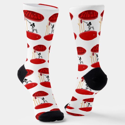 クリケットボールのクリケット選手、クルーソックス ソックス (傾斜あり)