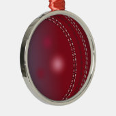 クリケットボールのクリスマスのオーナメント メタルオーナメント (右)