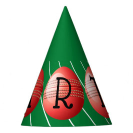 クリケットボールをテーマにしたパーティーハット パーティーハット