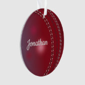 クリケットボールアクリルオーナメント オーナメント (正面)