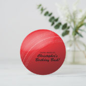 クリケットボール誕生パーティー 招待状 (スタンド正面)