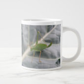 クリケットマクロ（緑） ジャンボコーヒーマグカップ (右)