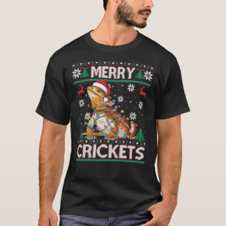 クリケットメリーひげドラゴンクリスマスパジャマUgl Tシャツ