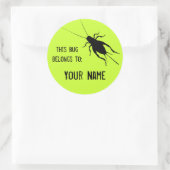 クリケットラベル ラウンドシール (バッグ)