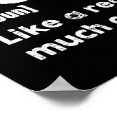 クリケット少年おもしろい定義クリケット愛好家 ポスター (角)