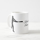 クリケット愛好家の究極のマグカップ、完璧なスポーツファン コーヒーマグカップ (正面左)