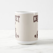 クリケット母スポーツ愛好家クリケット恋人の母 コーヒーマグカップ (中央)