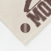 クリケット母スポーツ愛好家クリケット恋人の母 フリースブランケット (角)