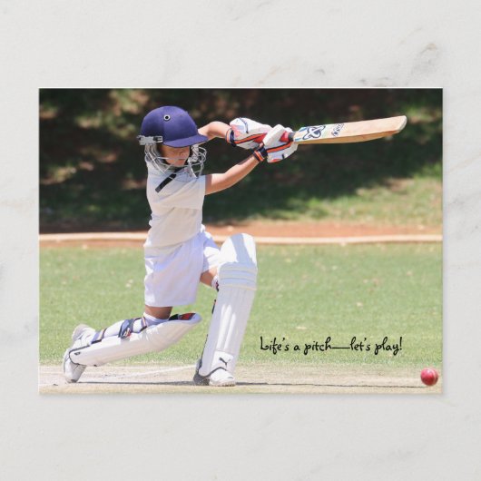 クリケット用はがき ポストカード (正面)