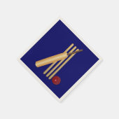 クリケット競技 スタンダードカクテルナプキン (角)