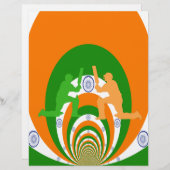 クリケット精神：抽象デザイン (正面/裏面)