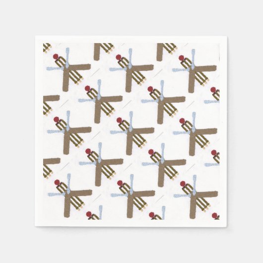 クリケット紙ナプキンス スタンダードカクテルナプキン (正面)