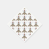 クリケット紙ナプキンス スタンダードカクテルナプキン (角)