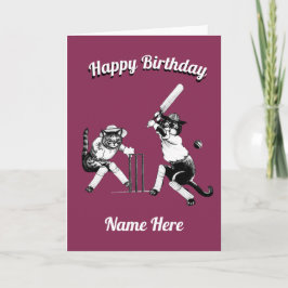 クリケット誕生日 カード