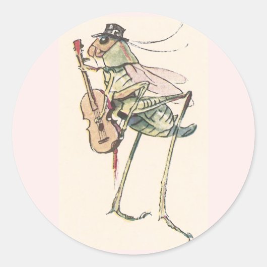 クリケット遊ズ・ザ・フィドル ラウンドシール (正面)