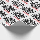 クリケット選手の方が良い ラッピングペーパー (角)