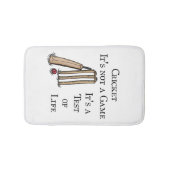 クリケット選手、クリケット バスマット (正面)