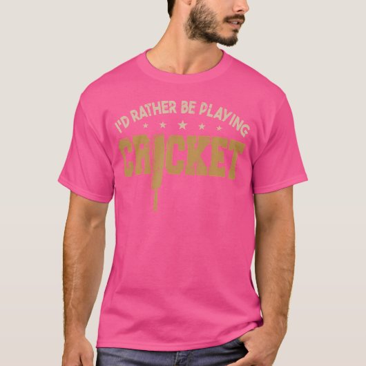 クリケット選手 Tシャツ (正面)