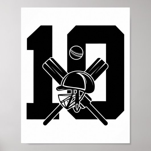 クリケット10周年記念ナンバー10 ポスター (正面)