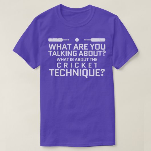 クリケット3 Tシャツ (デザイン正面)